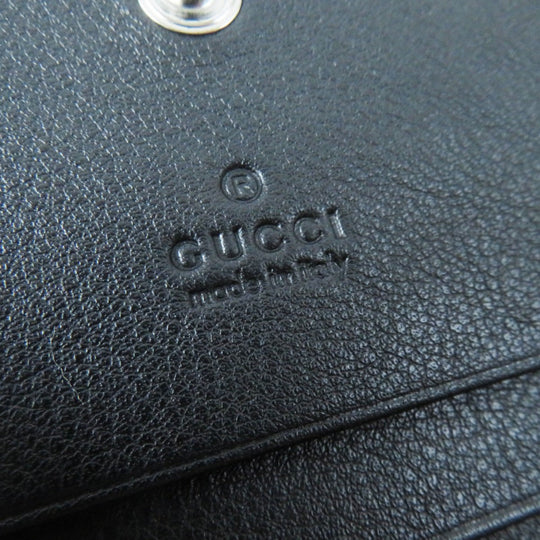GUCCI Bifold Wallet 466492 Main: Patent leather black Women Used Authentic