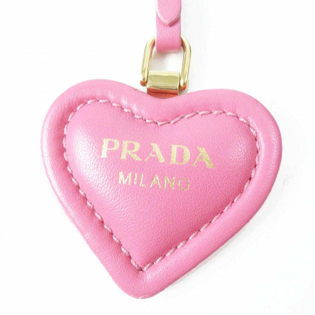 PRADA charm 1PP172 Sheep leather pink