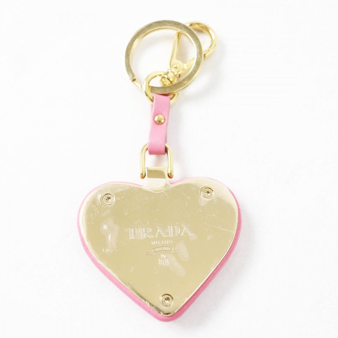 PRADA charm 1PP172 Sheep leather pink