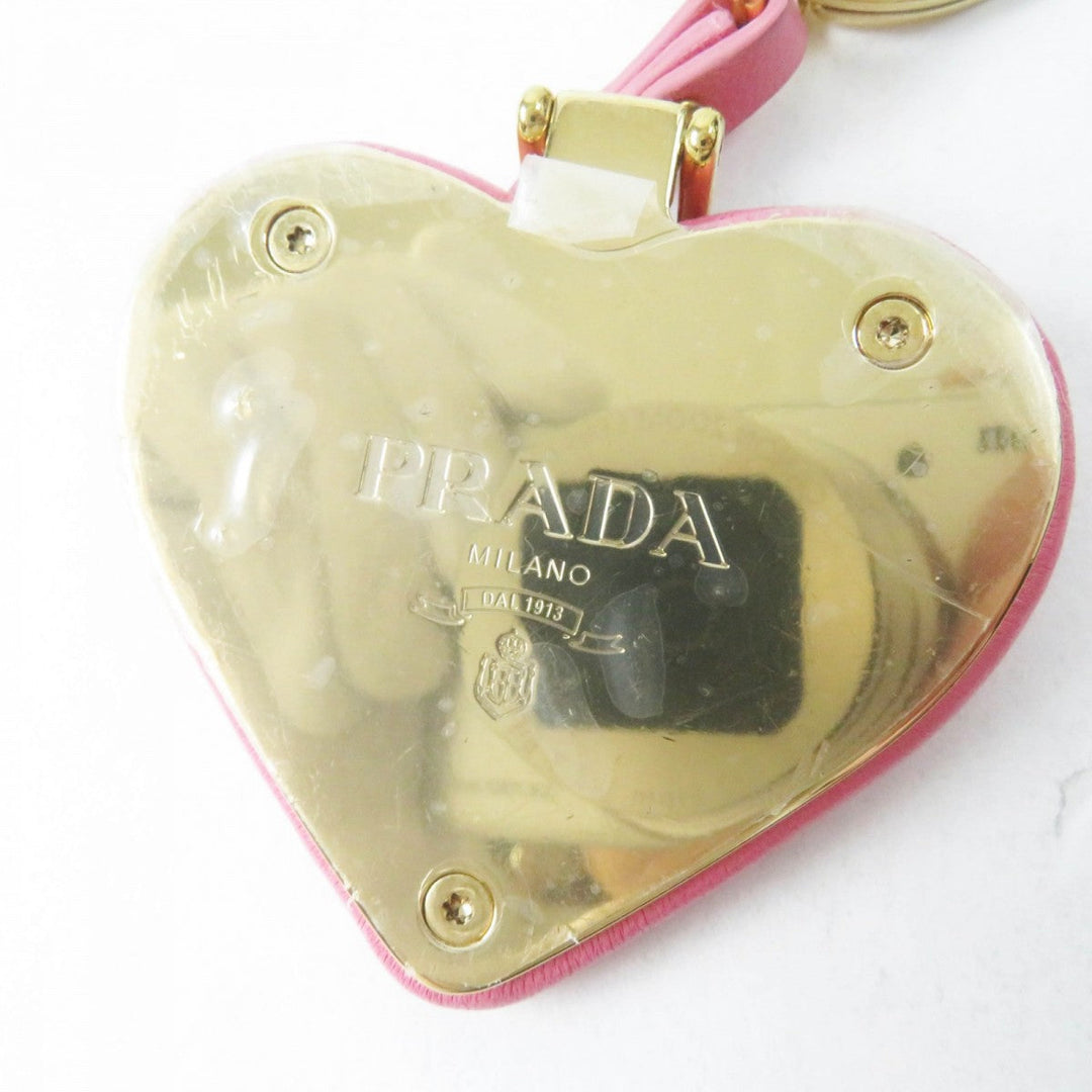 PRADA charm 1PP172 Sheep leather pink