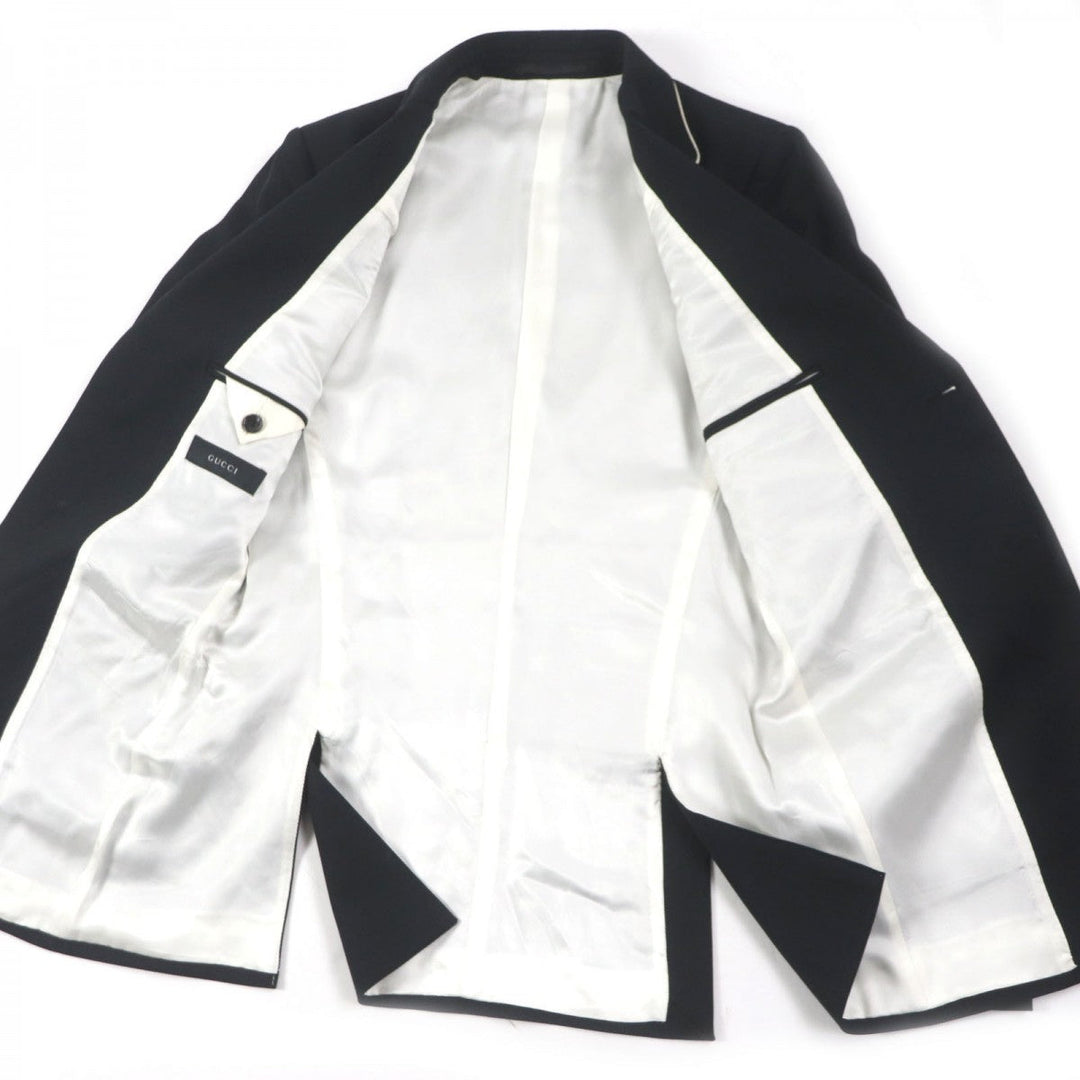 GUCCI tailored jacket 398951 polyester black 44