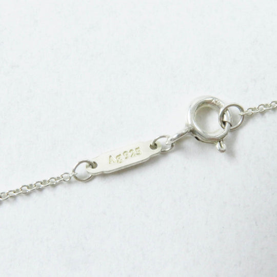 TIFFANY&Co. Necklace Main: Ag925, Part: Diamond Silver Return to TIFFANY&Co. mini double heart Women Used Authentic