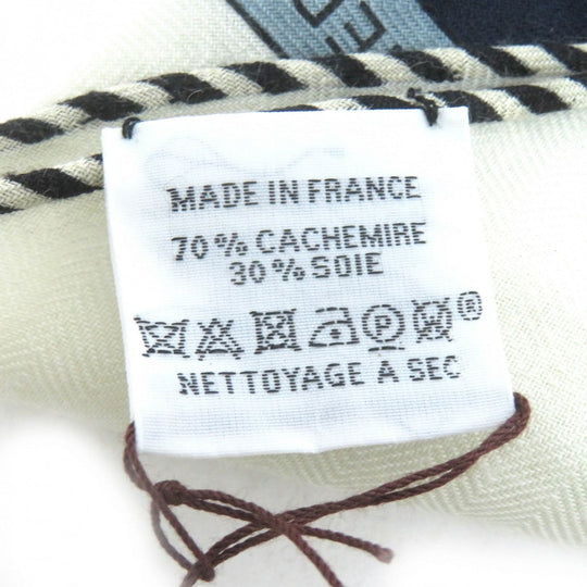 HERMES scarf cashmere multicolor Triangle Jean Les Voitures a Transformation Folding hooded carriage