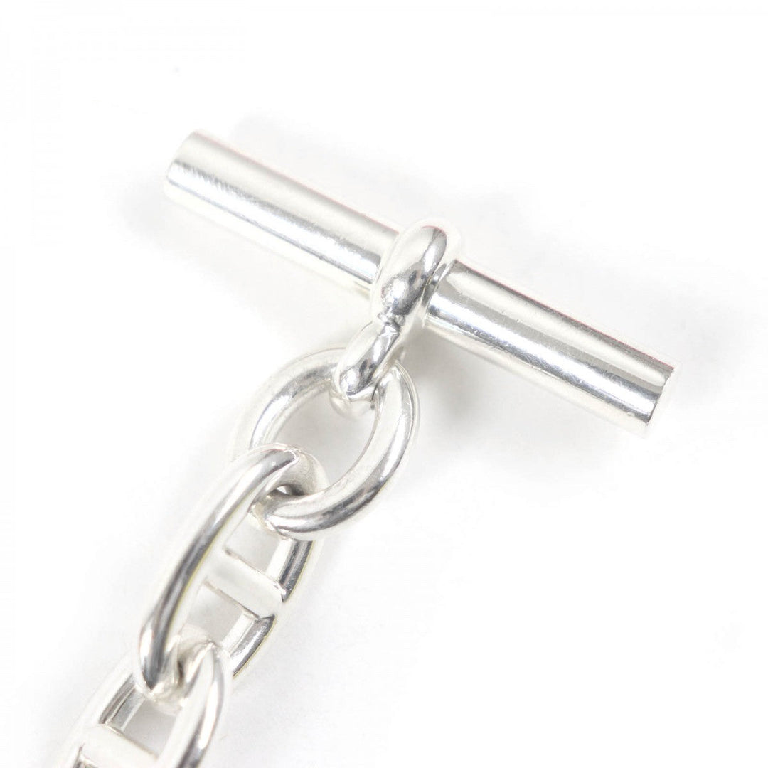 HERMES bracelet Main�FAG925 Silver mens Used Authentic