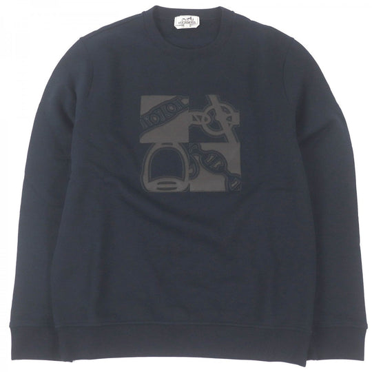 HERMES sweat H467810HA01SM Main: 100% cotton, part: 90% cotton, part: 10% polyurethane, part: 80% nylon, part: 20% polyurethane Marin Metally O'Calle mens Used Authentic