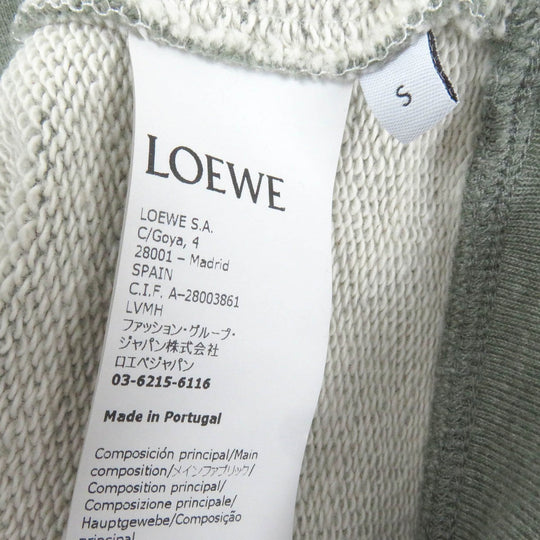LOEWE sweat S359341XA8 Main: 100% cotton, Part: 100% rayon khaki mens S Used Authentic
