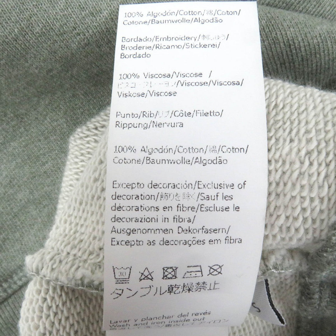 LOEWE sweat S359341XA8 Main: 100% cotton, Part: 100% rayon khaki mens S Used Authentic