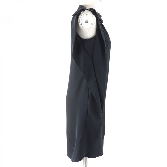VALENTINO dress Main: 100% silk, Lining: 91% rayon, Lining: 9% polyurethane black Women 36 Used Authentic