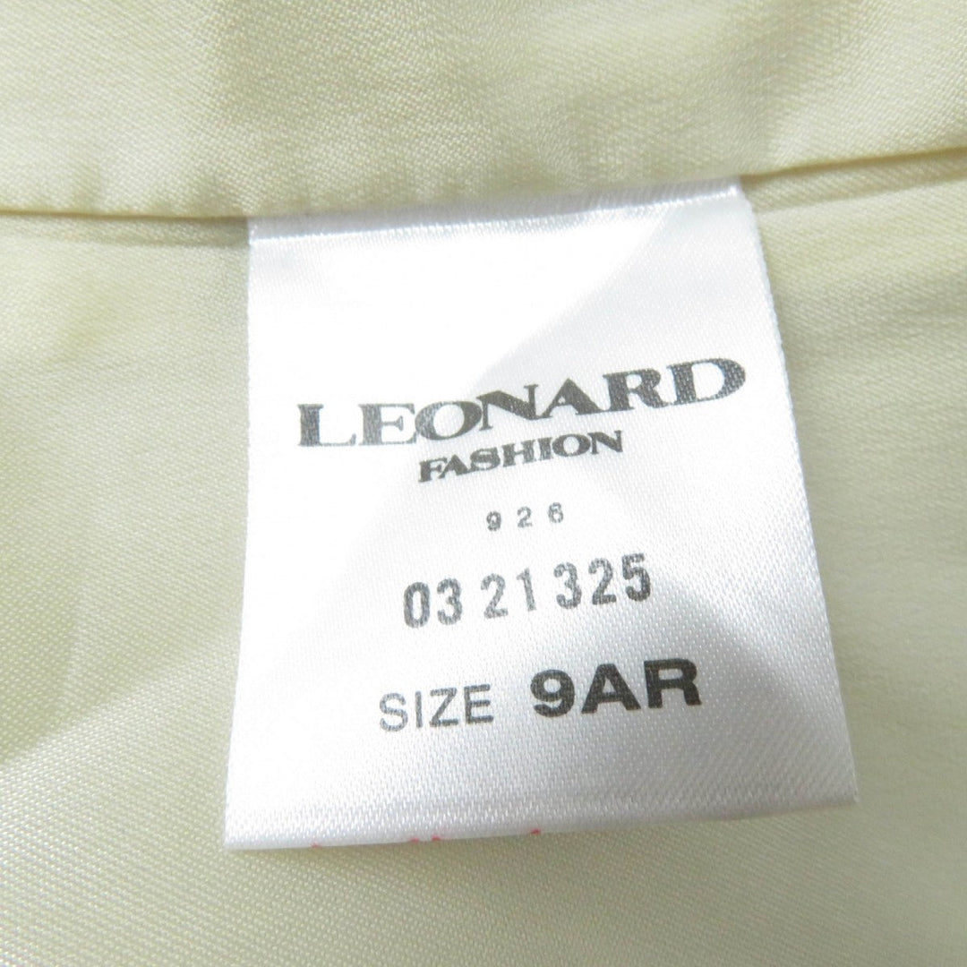 LEONARD FASHION Jacket Main: 100% wool, Lining: 50% cupra, Lining: 50% polyester Ivory Women Used Authentic