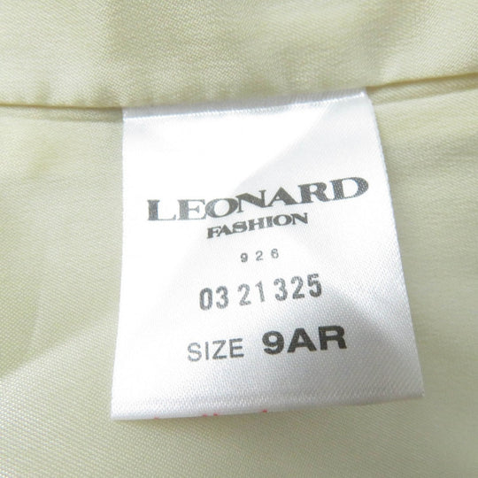 LEONARD FASHION Jacket Main: 100% wool, Lining: 50% cupra, Lining: 50% polyester Ivory Women Used Authentic