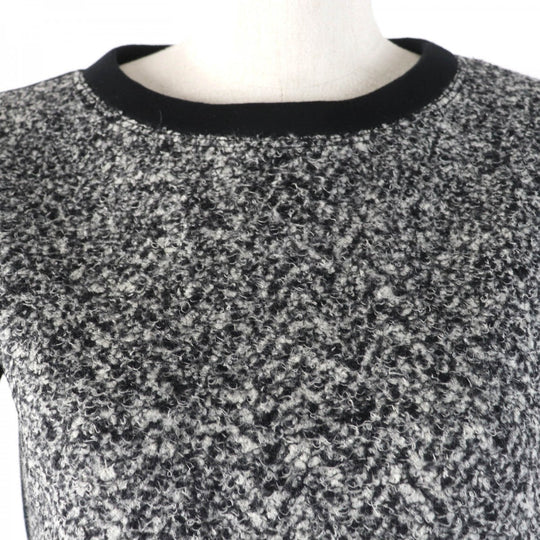 MONCLER Tunic Main: 100% rayon, Outer: 64% wool, Outer: 36% nylon, Part: 100% polyester black ABITO Women XS Used Authentic