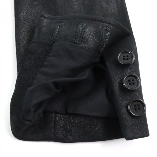 EMPORIO ARMANI tailored jacket H1G02P Lamb leather black 46