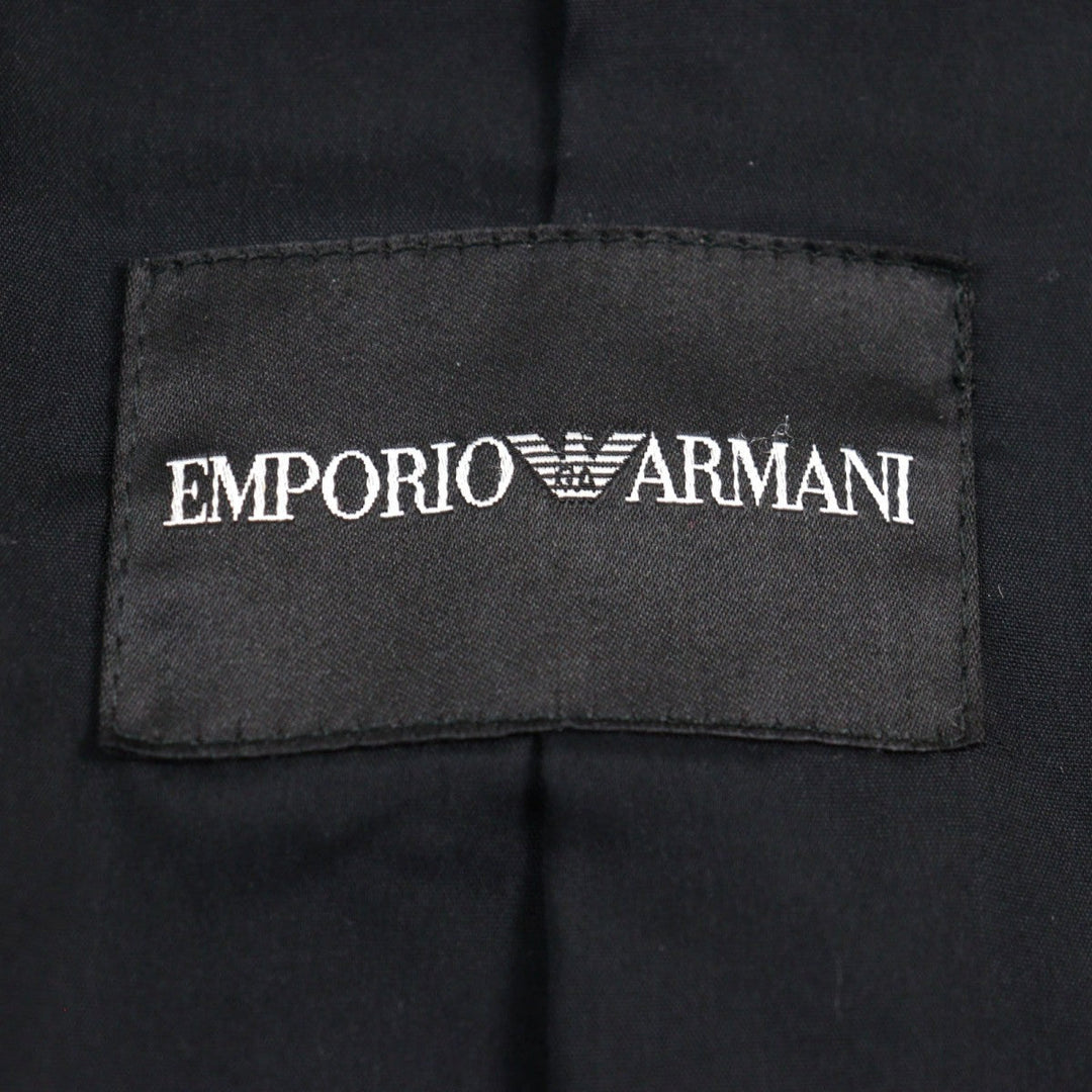 EMPORIO ARMANI tailored jacket H1G02P Lamb leather black 46