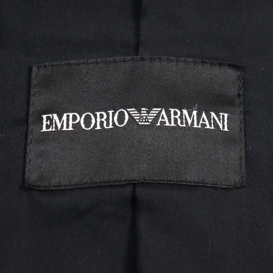 EMPORIO ARMANI tailored jacket H1G02P Lamb leather black 46