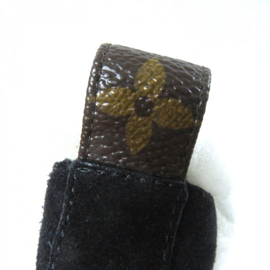 LOUIS VUITTON boots 1ADC6S Main: Suede leather Noir Aspen Chelsea boots Women 37.5 Used Authentic
