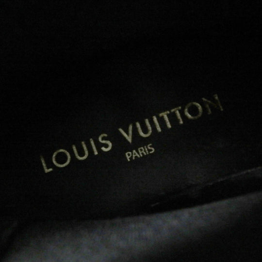 LOUIS VUITTON boots 1ADC6S Main: Suede leather Noir Aspen Chelsea boots Women 37.5 Used Authentic