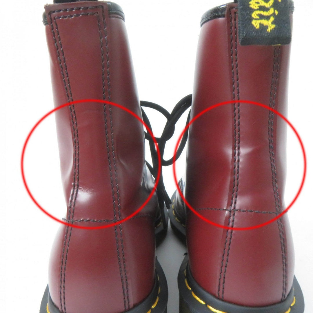 Dr.Martens boots Main: Leather Cherry red SMOOTH 1460 Women Used Authentic