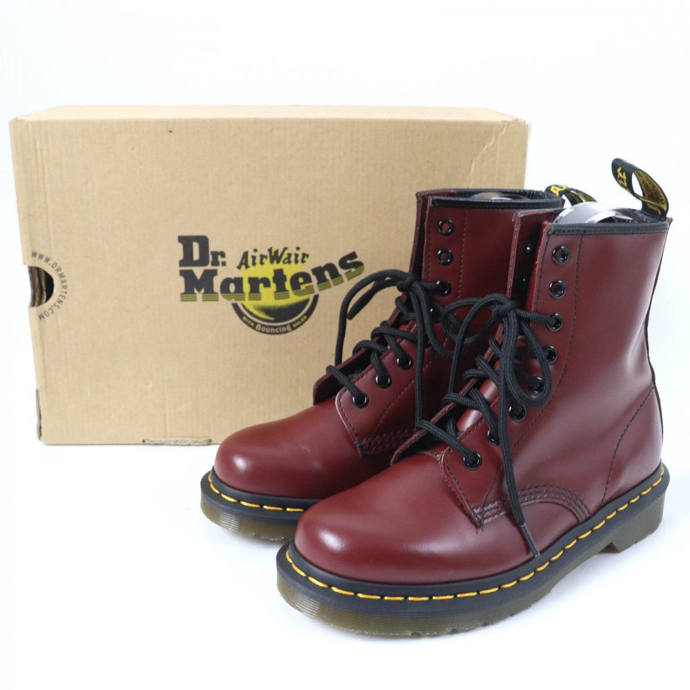 Dr.Martens boots Main: Leather Cherry red SMOOTH 1460 Women Used Authentic