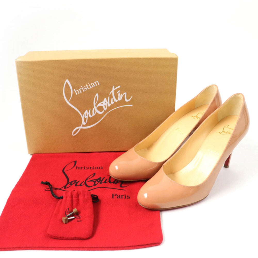 Christian Louboutin pumps Patent leather nude SIMPLE PUMP85 38