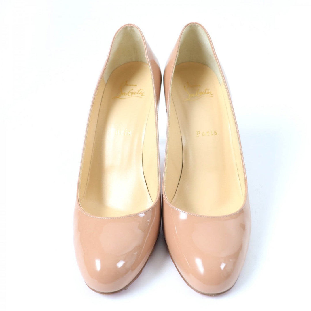 Christian Louboutin pumps Patent leather nude SIMPLE PUMP85 38
