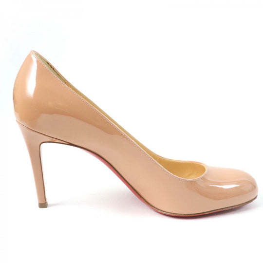 Christian Louboutin pumps Patent leather nude SIMPLE PUMP85 38
