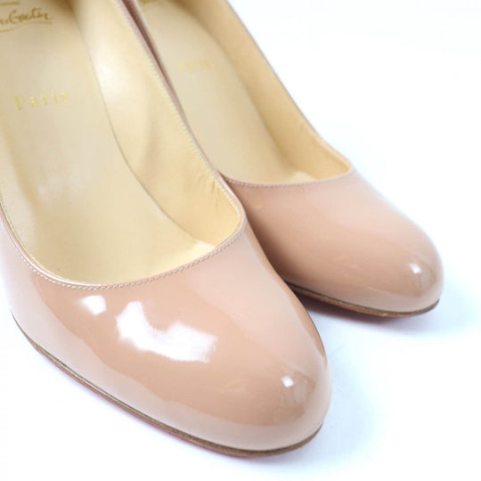 Christian Louboutin pumps Patent leather nude SIMPLE PUMP85 38