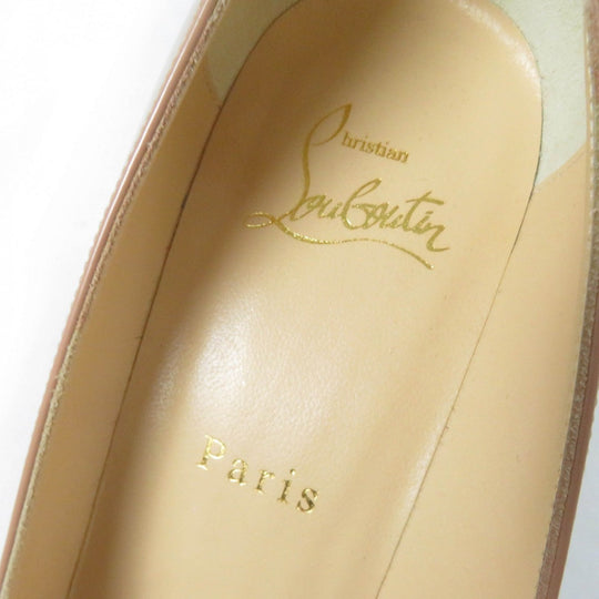 Christian Louboutin pumps Patent leather nude SIMPLE PUMP85 38