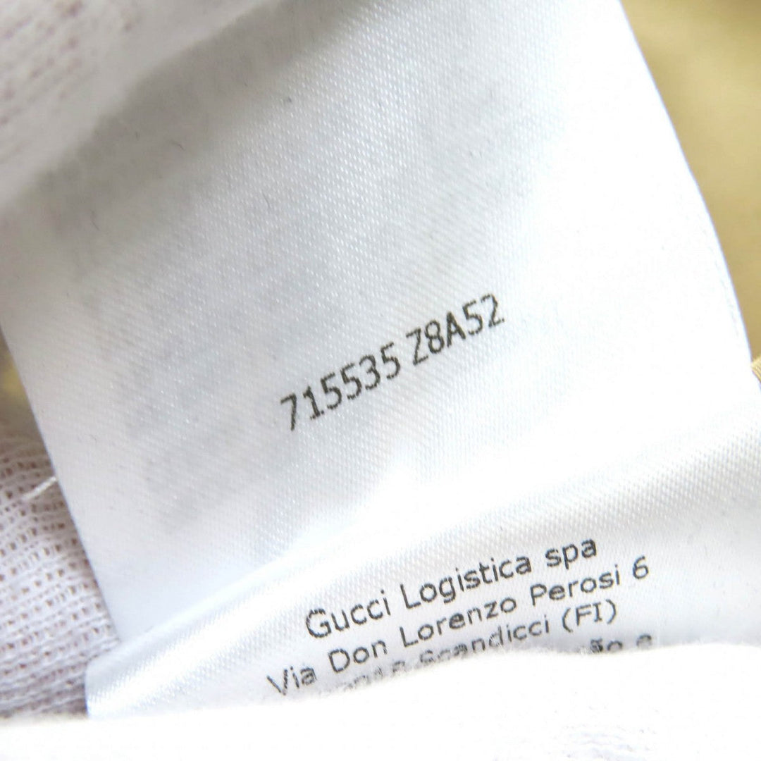 GUCCI Down jacket 715535 Main: 71% cotton, Main: 29% polyester, Main: 100% nylon, Main: 100% polyester, Lining: 100% cotton Beige navy mens 48 Used Authentic