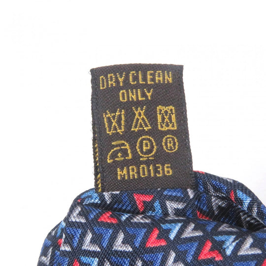 LOUIS VUITTON tie M70351 Main: 100% silk Navy mens Used Authentic