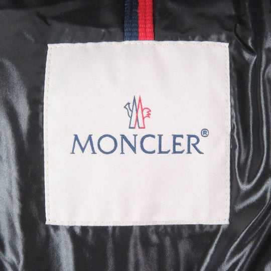MONCLER Down jacket Main: 100% polyamide (nylon), part: 75% polyester, part: 25% wool, fur: coyote, part: 100% wool black ARMORICANO GIYBBOTTO mens 3 Used Authentic