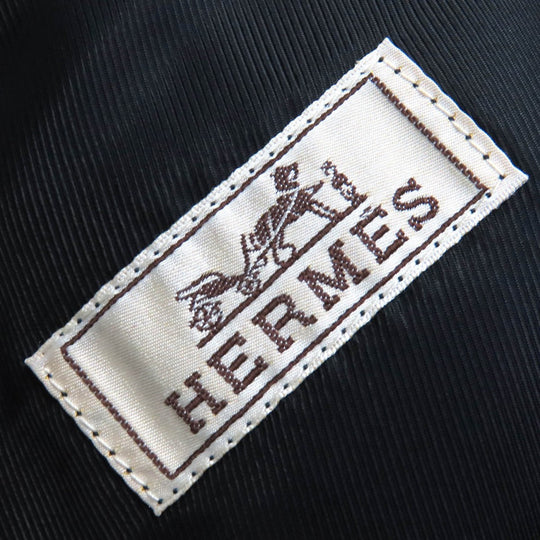 HERMES Down jacket Main: Sheepskin, Filling: 95% Down, Filling: 5% Feather, Part: 96% Wool, Part: 4% Polyurethane Dark navy mens 54 Used Authentic