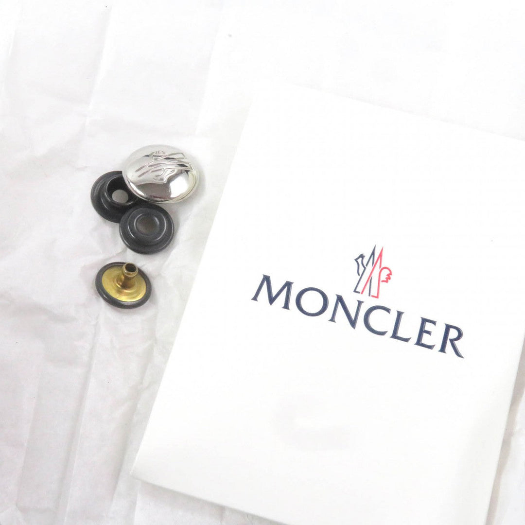 MONCLER down coat Outer: 85% nylon, Outer: 15% polyurethane, Lining: 100% nylon, Part: 100% wool, Filling: 90% down Navy INTER X MONCLER PARKA mens 3 Used Authentic