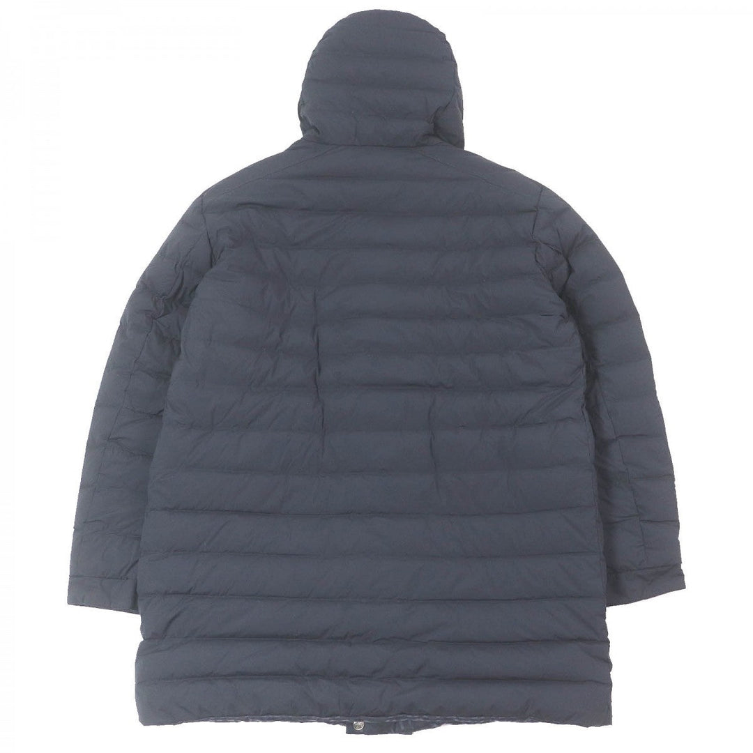 MONCLER down coat Outer: 85% nylon, Outer: 15% polyurethane, Lining: 100% nylon, Part: 100% wool, Filling: 90% down Navy INTER X MONCLER PARKA mens 3 Used Authentic