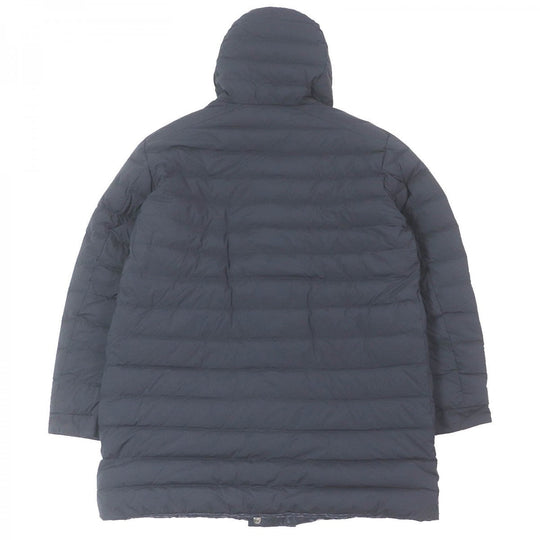 MONCLER down coat Outer: 85% nylon, Outer: 15% polyurethane, Lining: 100% nylon, Part: 100% wool, Filling: 90% down Navy INTER X MONCLER PARKA mens 3 Used Authentic
