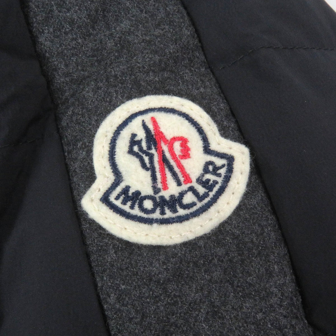 MONCLER down coat Outer: 85% nylon, Outer: 15% polyurethane, Lining: 100% nylon, Part: 100% wool, Filling: 90% down Navy INTER X MONCLER PARKA mens 3 Used Authentic