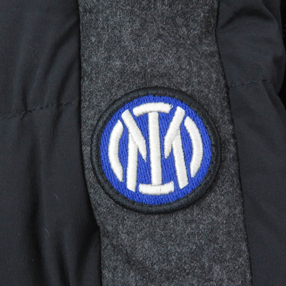 MONCLER down coat Outer: 85% nylon, Outer: 15% polyurethane, Lining: 100% nylon, Part: 100% wool, Filling: 90% down Navy INTER X MONCLER PARKA mens 3 Used Authentic