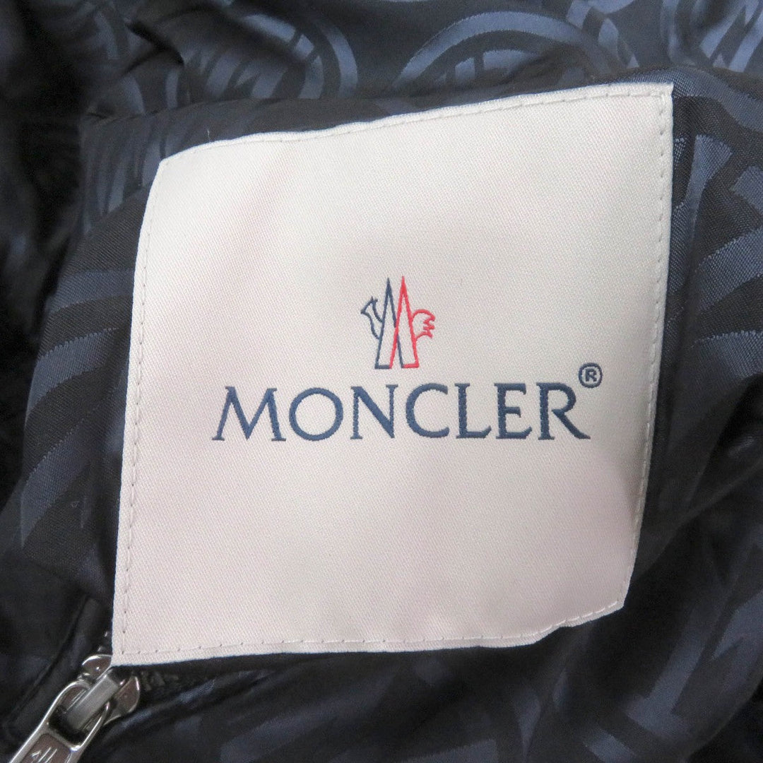 MONCLER down coat Outer: 85% nylon, Outer: 15% polyurethane, Lining: 100% nylon, Part: 100% wool, Filling: 90% down Navy INTER X MONCLER PARKA mens 3 Used Authentic