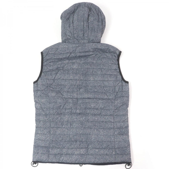 DUVETICA Down vest Outer: 100% polyamide (nylon), Lining: 65% polyamide (nylon), Lining: 35% polyurethane, Filling: 90% down, Filling: 10% feather Navy mens 48 Used Authentic