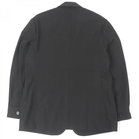 HERMES setup Main: 100% cotton charcoal mens 50 Used Authentic