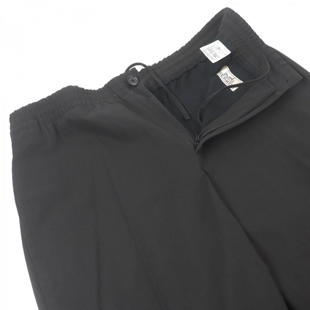 HERMES setup Main: 100% cotton charcoal mens 50 Used Authentic