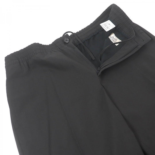 HERMES setup Main: 100% cotton charcoal mens 50 Used Authentic