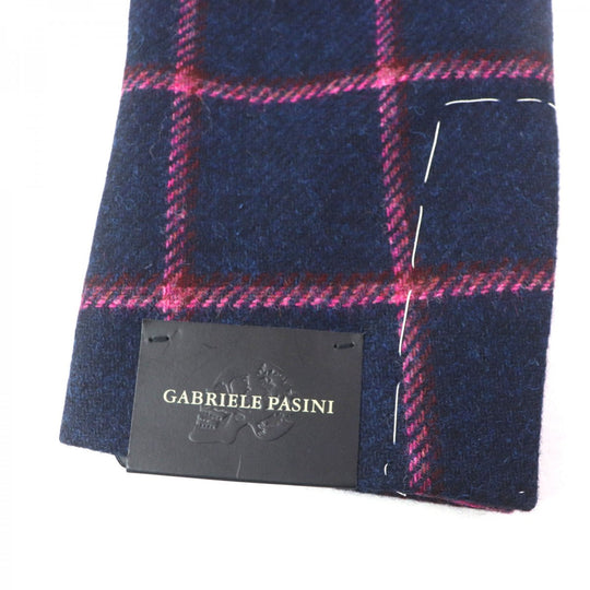 Gabriele Pasini tailored jacket 2739 22546 Outer: 100% virgin wool, Lining: 100% rayon Navy pink mens 44 Used Authentic