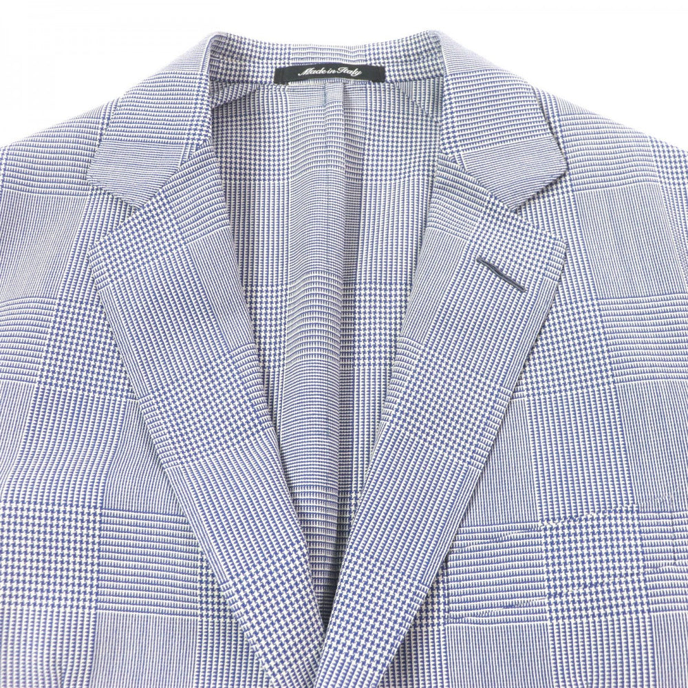 Dunhill tailored jacket Outer: 100% wool, Sleeve lining: 100% cupra, Lining: 100% cotton blue WESTMINSTER mens 46 Used Authentic