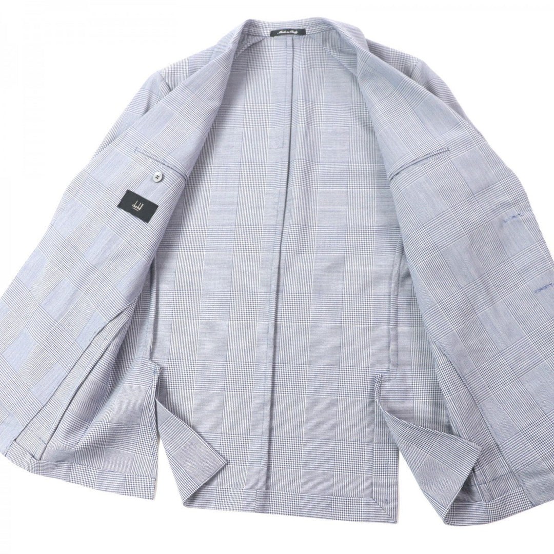 Dunhill tailored jacket Outer: 100% wool, Sleeve lining: 100% cupra, Lining: 100% cotton blue WESTMINSTER mens 46 Used Authentic