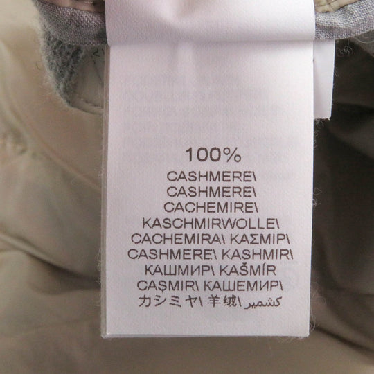 Brunello Cucinelli Down vest cashmere, nylon gray mens 44 Used Authentic