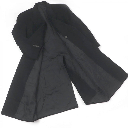 Christian Dior Double chester coat Outer: 100% cashmere, Lining: 100% cupra black mens L Used Authentic