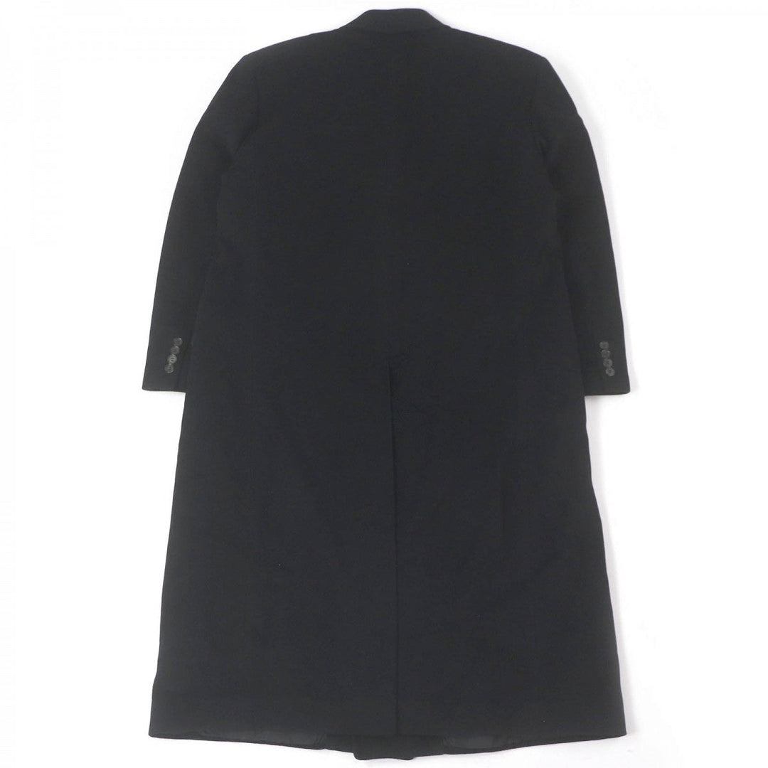 Christian Dior Double chester coat Outer: 100% cashmere, Lining: 100% cupra black mens L Used Authentic
