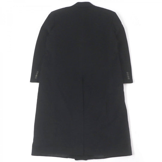 Christian Dior Double chester coat Outer: 100% cashmere, Lining: 100% cupra black mens L Used Authentic