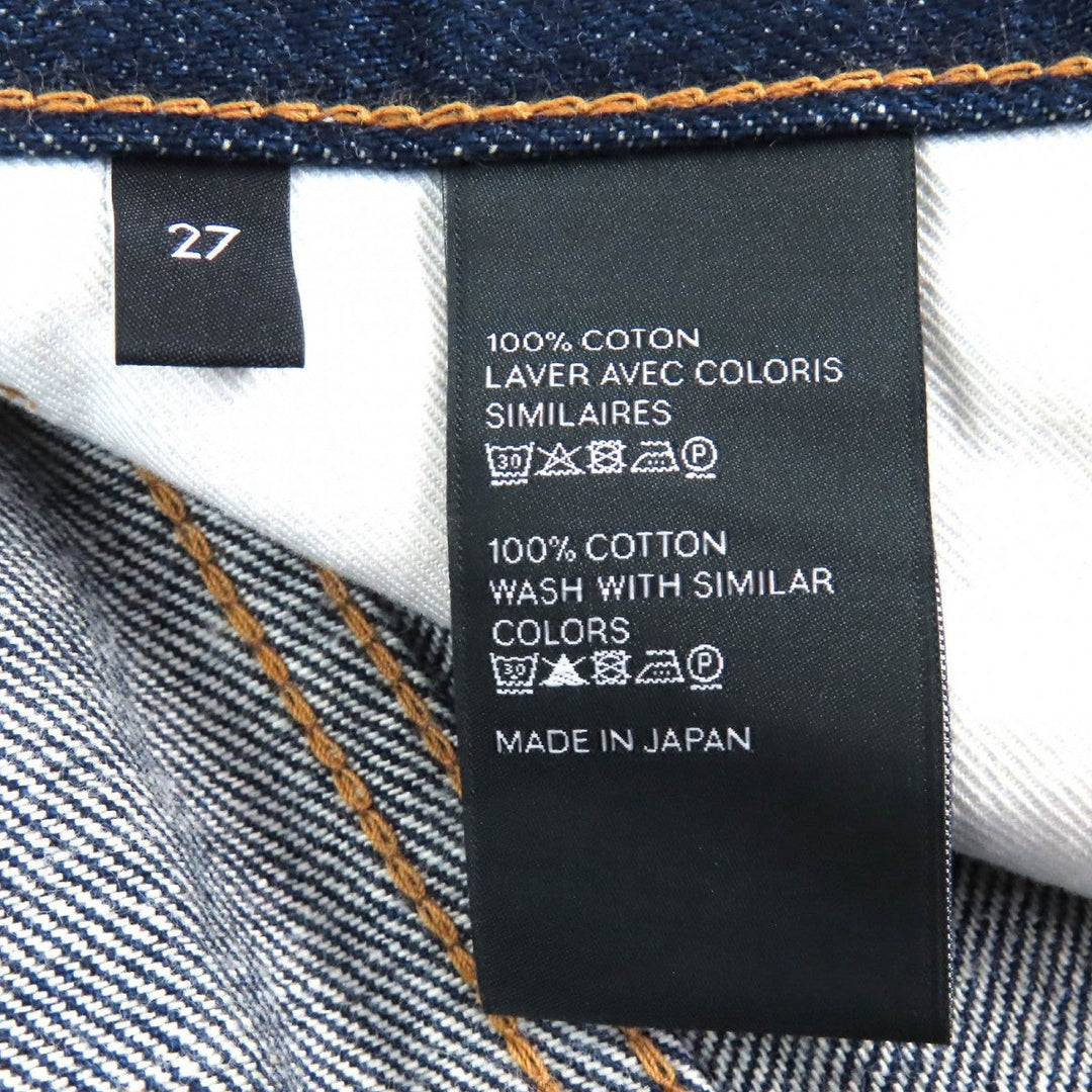 CELINE Denim pants 2N48A224Z Main: 100% cotton Indigo blue Francoise Jeans Women 27 Used Authentic