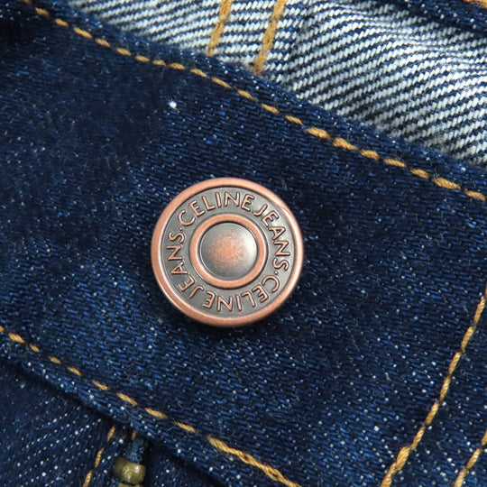 CELINE Denim pants 2N48A224Z Main: 100% cotton Indigo blue Francoise Jeans Women 27 Used Authentic